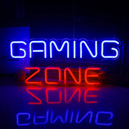 Gaming Zone Neon Led Sign for Wall Decor Game Neon Lights Signs with USB For Game Room Bedroom Gifts