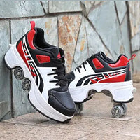 Casual Sneakers Walk Roller Skates