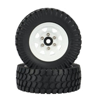 1.55 Metal Beadlock Wheel Rim Tire Set for 1/10 RC Crawler Car