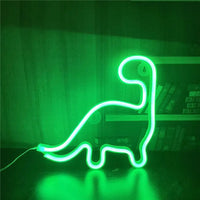 Dinosaur Neon Light Decoration Pendant LED Neon Sign Lamp Festival Atmosphere Bedroom Party Home Decor