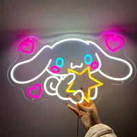 Cinnamoroll Neon Sign Cute LED Neon for Bedroom Room Decor Gift