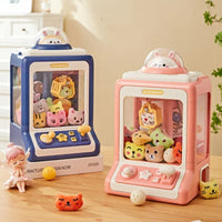 Automatic Doll Machine Toy for Kids Mini Cartoon Coin Operated Play Game Claw Crane Machines