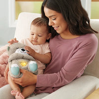 Baby Breathe Bear Soothes Baby Otter Plush Toy Soothing Music Sleep Companion Sound And Light