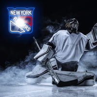 New York Hockey Neon Sign Ranger LED Sign Decor Ice Gifts for Ranger Fans