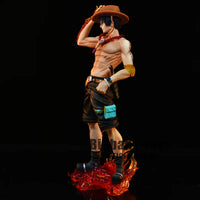 One Piece Figure Ace Figure PVC 23cm Collectible Statue Model Toys Gifts