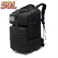 30L/50L 1000D Nylon Waterproof Trekking and Fishing Backpack