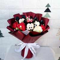 Party Anime Sitting Bear Minnie Mickey Cartoon Hand Office BouquetKids Birthday Valentine's Day Halloween Hallowmas Gift