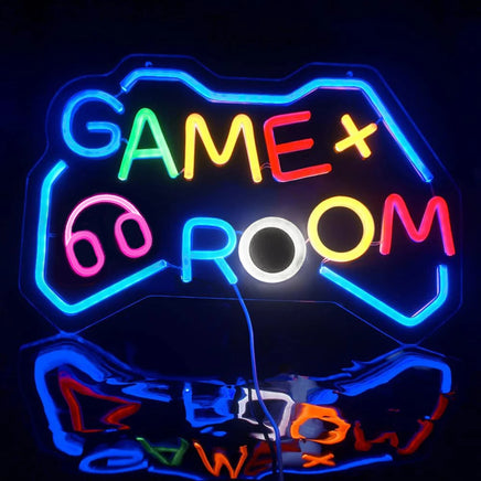 Gamer Neon Sign LED Neon Lights with Dimmable ON/OFF Switch USB Powered Wall Decor for Gaming Room