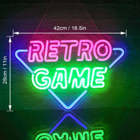 Game Room Neon Sign LED Wall Decor USB Powered Acrylic Lighting Bedroom Bedside Wall Decor Gift