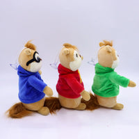 Alvin and the Chipmunks Plush Toy Set – Soft & Fluffy Stuffed Animals – 8in (20cm) – Lusy Store