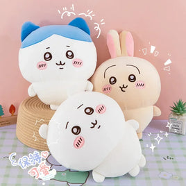 Miniso Large Size Usachi Chiikawa Doll Kawaii Plush Toy Peripheral Self-deprecating Bear Xiaoba Pillow Cushion Gift