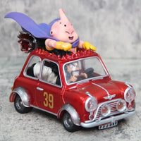 Dragon Ball Z Fat Buu Anime Figures Majin Buu Mr. Satan Drive Car Pvc Statue Collectible Model Decoration Gift