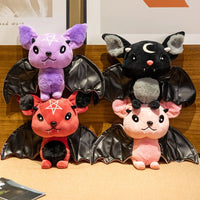 Dark Series Vampire Plush Bat Toy Pentacle Moon Bat Doll Stuffed Halloween Plush Kids Toy Home Decor