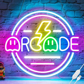 LED Neon Game Sign Room Decor Wall Decor USB-powered for Boy Room Gift