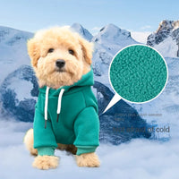 Dog Hoodie Small And Medium Dog Vest Outdoor Sweatshirt Bulldog Husky Warm Fleece Pet Clothing Puppy Costume