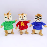 Alvin and the Chipmunks Plush Toy Set – Soft & Fluffy Stuffed Animals – 8in (20cm) – Lusy Store