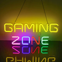 Gaming Zone Neon Led Sign for Wall Decor Game Neon Lights Signs with USB For Game Room Bedroom Gifts