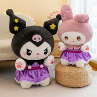 Big Size Kuromi My Melody Plush Stuffed Doll Room Decoration Bed Pillow Gift