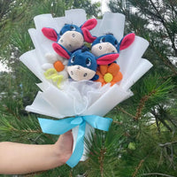 Winnie the Pool Eeyore Bouquet Gift Box Stuffed Animals Flower Bouquet Home Decoration Valentine Gifts