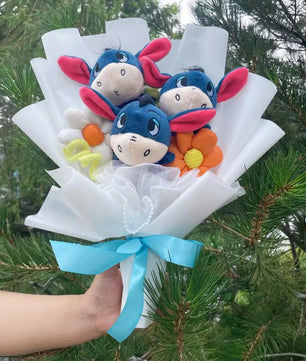 Winnie the Pool Eeyore Bouquet Gift Box Stuffed Animals Flower Bouquet Home Decoration Valentine Gifts