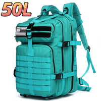 30L/50L 1000D Nylon Waterproof Trekking and Fishing Backpack