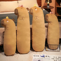 Cute Fluffy Sleepping Pillow Capybara Plush Doll Kawaii Long Capybara Stuffed Toy Stuffed Animals Gift