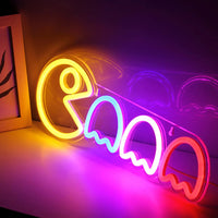 Ghost Neon Signs LED Sign Gamer Room Decor USB/Switch Ghost Neon Light for Gaming Gift