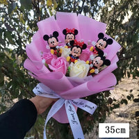 Party Anime Sitting Bear Minnie Mickey Cartoon Hand Office BouquetKids Birthday Valentine's Day Halloween Hallowmas Gift