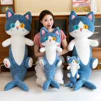 Different Eye Shark Shark Cat Doll Pillow Creative Cat Plush Toy