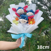 Winnie the Pool Eeyore Bouquet Gift Box Stuffed Animals Flower Bouquet Home Decoration Valentine Gifts