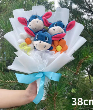 Winnie the Pool Eeyore Bouquet Gift Box Stuffed Animals Flower Bouquet Home Decoration Valentine Gifts