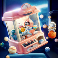 Doll Machine Coin Operated Play Game Mini Claw Catch Toy Machines Dolls Children Interactive Toys Birthday Gifts