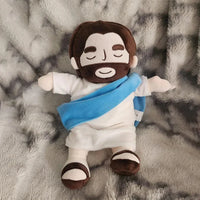 15 inch Breath Jesus Soothes Plush Toy Soft Soothing Plushies Comforting Heart Toy Easter Gifts