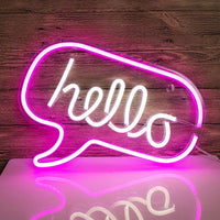 Neon Signs USB with Switch Hamburger LED Neon Lights Wall Art Decoration Wing Hanging Sign Bar Room Decor Party Night Lamp