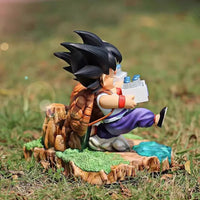 Dragon Ball Figure Goku and Krillin Milk Delivery Model Action Figures Periphery Doll PVC Model 15cm