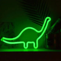 Dinosaur Neon Light Decoration Pendant LED Neon Sign Lamp Festival Atmosphere Bedroom Party Home Decor