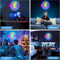 LED Neon Game Sign Room Decor Wall Decor USB-powered for Boy Room Gift