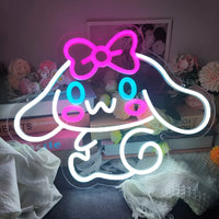 Sanrio Neon Sign Kawaii Anime Room Decor Lights for Girl's Room