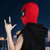 Spiderman Mask Eyes Movable Remote Control Peter Parker Halloween Cosplay Christmas Gifts