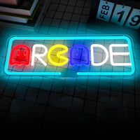 Arcade Neon Signs for Wall Decor USB LED Light Sign Bedroom Kid Room Neon Light Gift