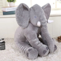 Soft Elephant Plush Toy – Stuffed Animal Pillow (12in/16in/24in) | Lusy Store