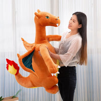 Big Size Pokemon Charizard Dragonite Anime Figures Doll Stuffed Animals Plush Gift