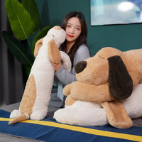 Huge Soft Body Long Dog Plush Pillow Stuffed Animal Home Decoration Sofa Cushion Children Girl