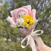 My Melody Kuromi Cinnamoroll Bouquet Plush Doll Toy Gift Box Valentine's Day Christmas Graduation Gifts