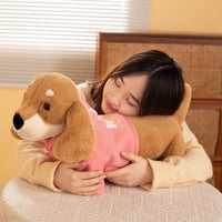 Cute Simulation Dog Dachshund Soft Plush Toys Stuffed Animals Doll Pet Cartoon Puppy Pillow Children Birthday Gift