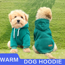 Dog Hoodie Small And Medium Dog Vest Outdoor Sweatshirt Bulldog Husky Warm Fleece Pet Clothing Puppy Costume