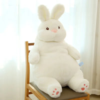 Giant Lazy Rabbit Dolls Soft Plush Cute White Bunny Animal Toys Baby Sleep Pillows Cushion Gifts