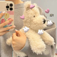 Puppy Plush Toy Kawaii West Highland Stuffed Mini Huff Animal Dog Doll Girl Heart Gift