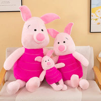 Pink Piglet Plush Toys Winnie The Pooh Cute Stuffed Anime Plushie Big Piggy Doll Gifts