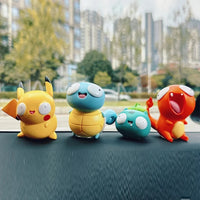 Pokemon Fool Stupid Pikachu Bulbasaur Charmander Squirtle Cute Figure Collection Model Toys